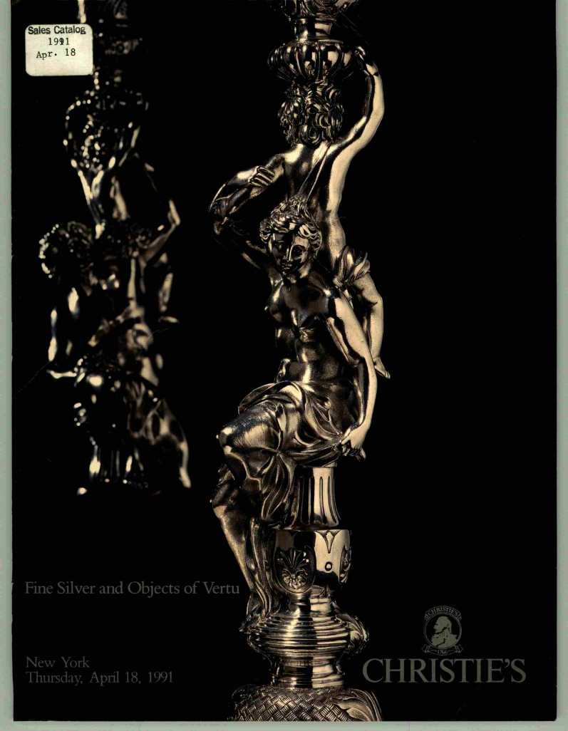 Christies April 1991 Fine Silver & Objects of Vertu (Digital Only)