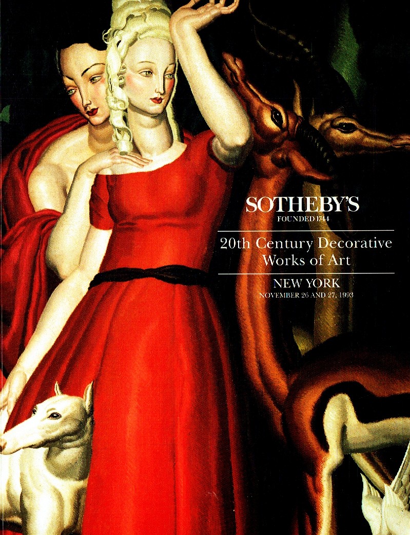 Sothebys November 1993 20th Century Decorative Works of Ar (Digital Only)