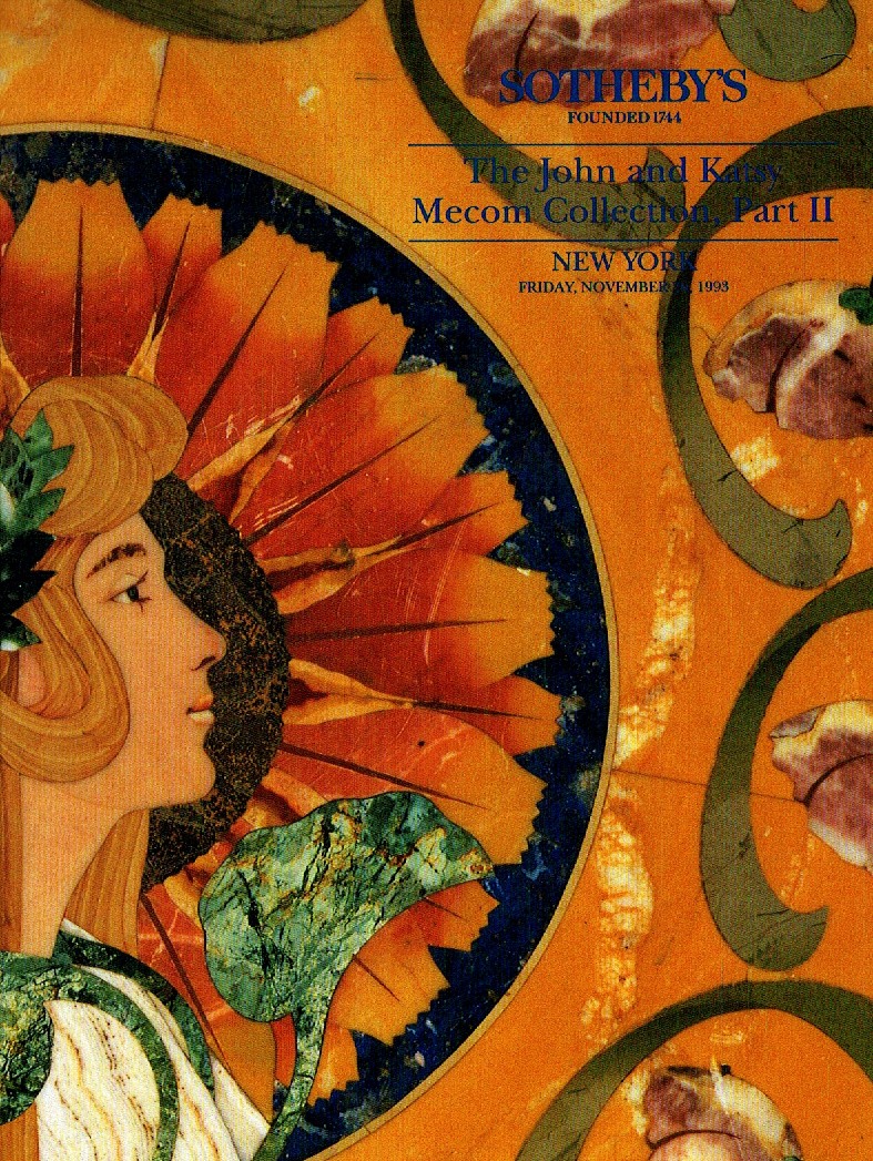 Sothebys November 1993 The John and Kay Mecom Collection, Part II (Digital Only)