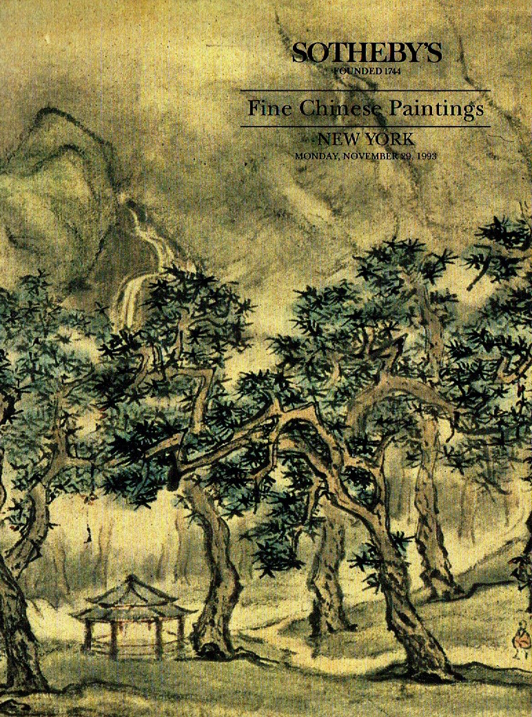 Sothebys November 1993 Fine Chinese Paintings (Digital Only)