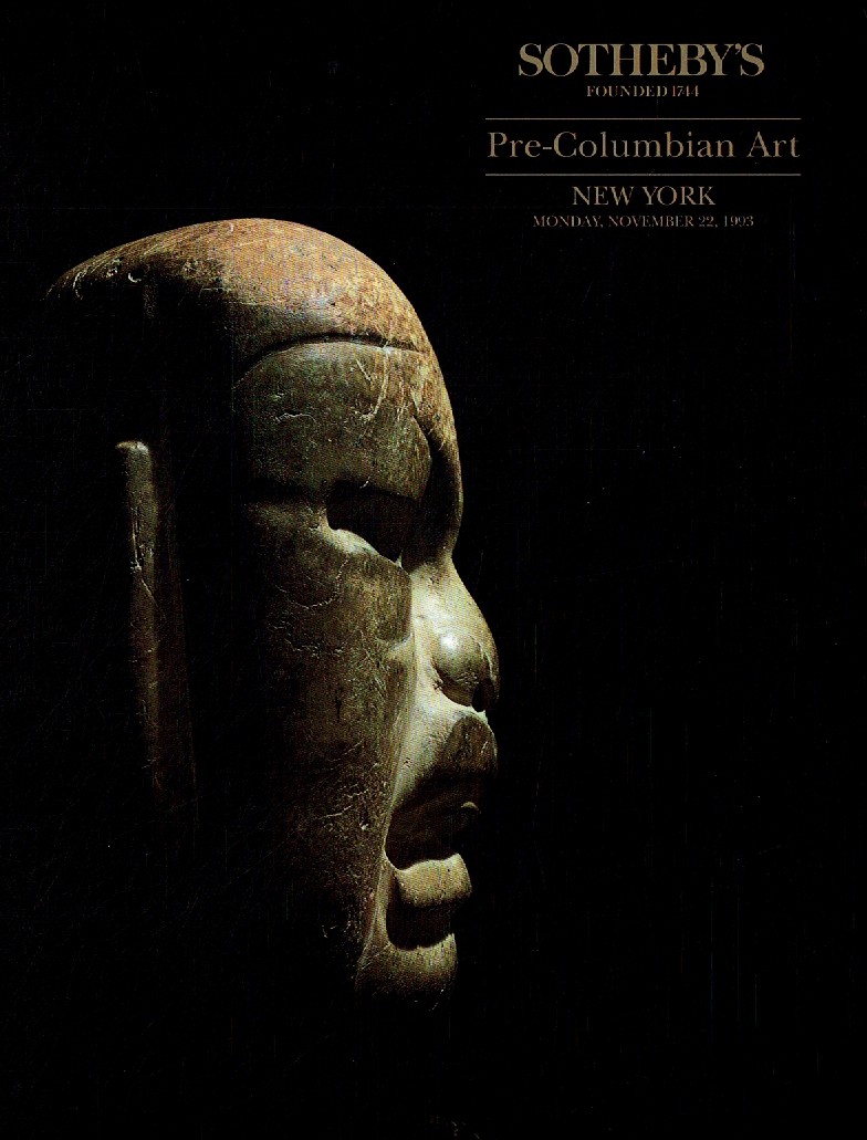 Sothebys November 1993 Pre-Columbian Art (Digital Only)