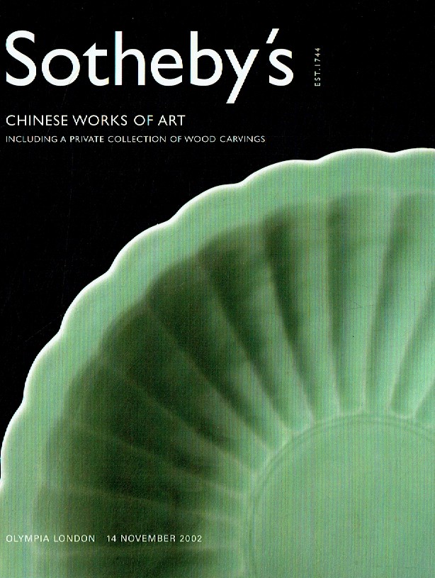 Sothebys November 2002 Chinese Works of Art including a private c (Digital Only