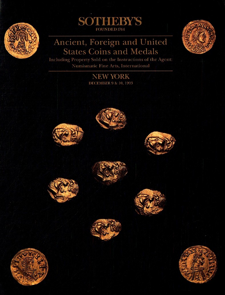 Sothebys December 1993 Ancient Foreign Coins and United St (Digital Only)