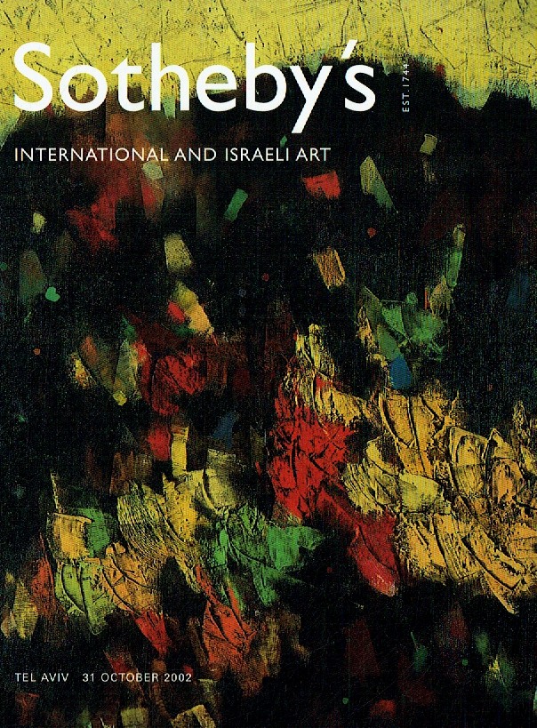 Sothebys October 2002 International & Israeli Art (Digital Only)