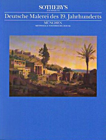 Sothebys November 1987 19th Century German Paintings (Digital Only)