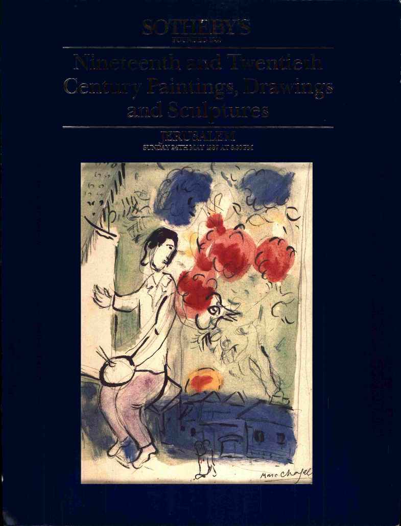 Sothebys May 1987 19th & 20th Century Paintings, Drawings and Sc (Digital Only)