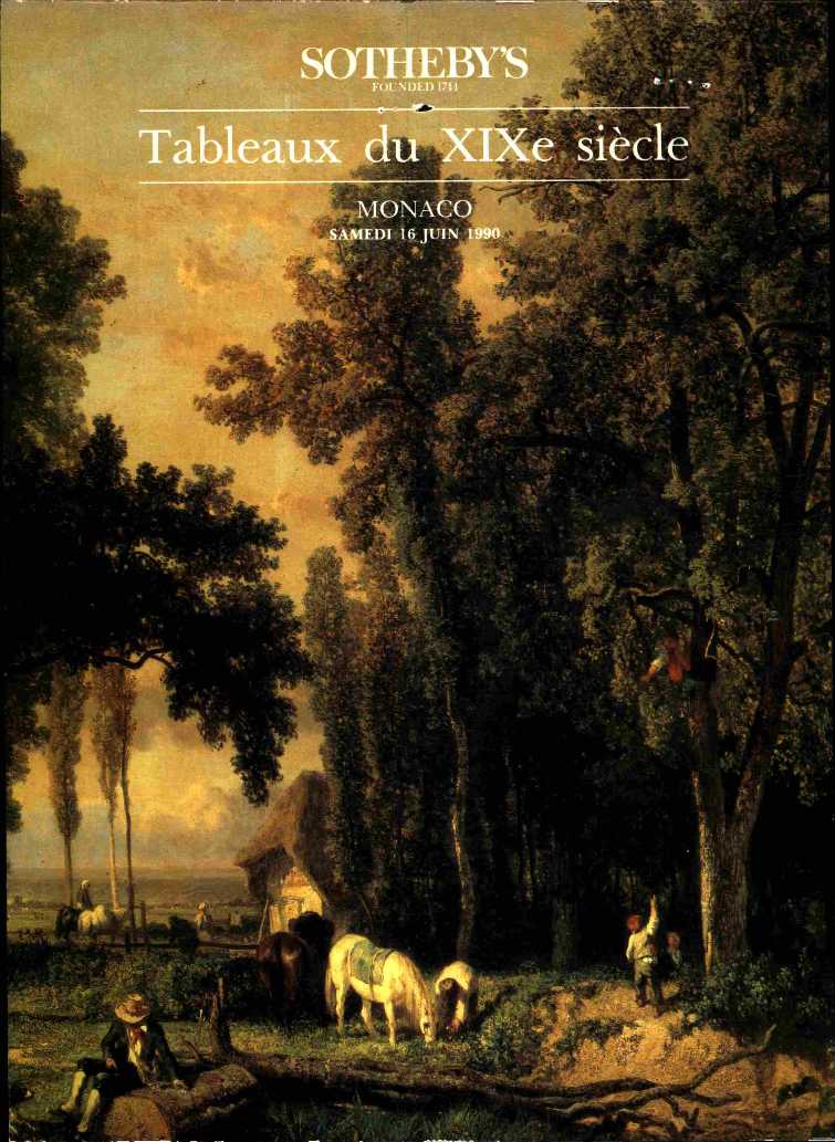 Sothebys June 1990 19th Century Paintings (Digital Only)