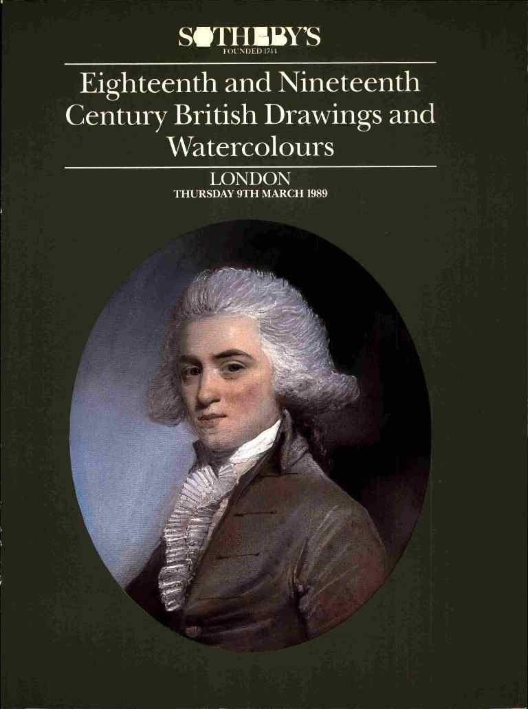 Sothebys March 1989 18th & 19th Century British Drawings and Wate (Digital Only