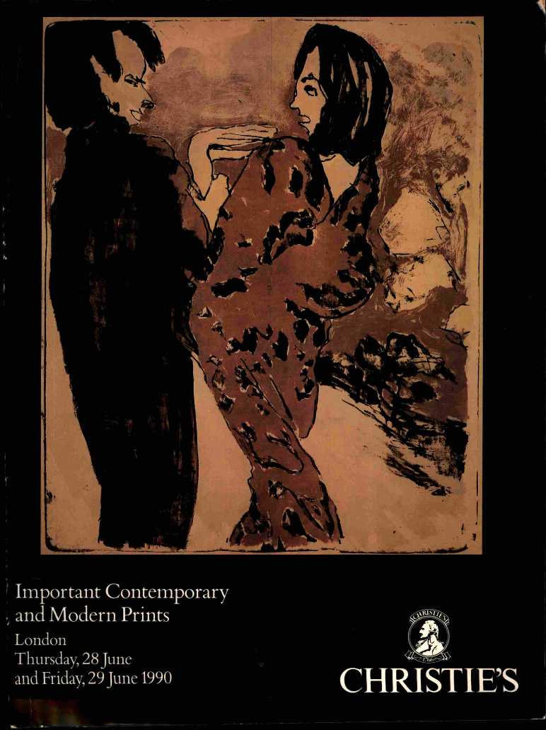 Christies & 29th June 1990 Important Contemporary & Modern Prints (Digital Only