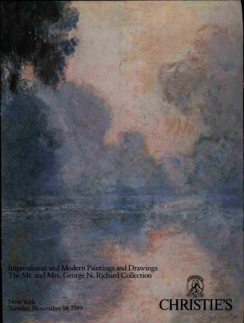 Christies November 1989 Impressionist and Modern Paintings and D (Digital Only)