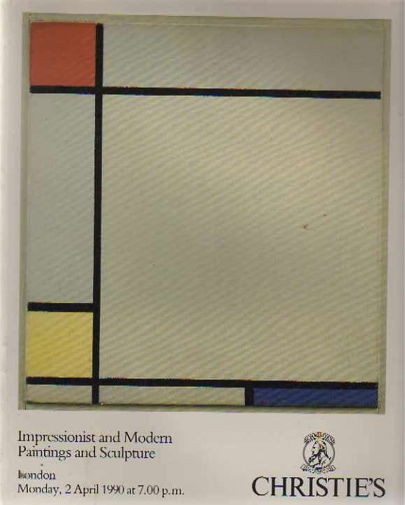 Christies April 1990 Impressionist and Modern Paintings and Scul (Digital Only)