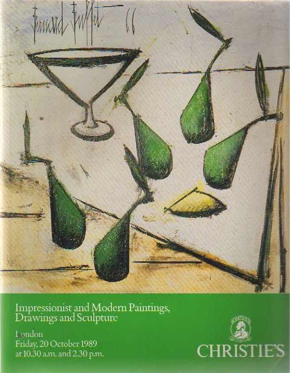 Christies October 1989 Impressionist and Modern Paintings, Drawi (Digital Only)