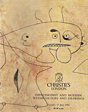 Christies June 1989 Impressionist and Modern Watercolours and Dr (Digital Only)