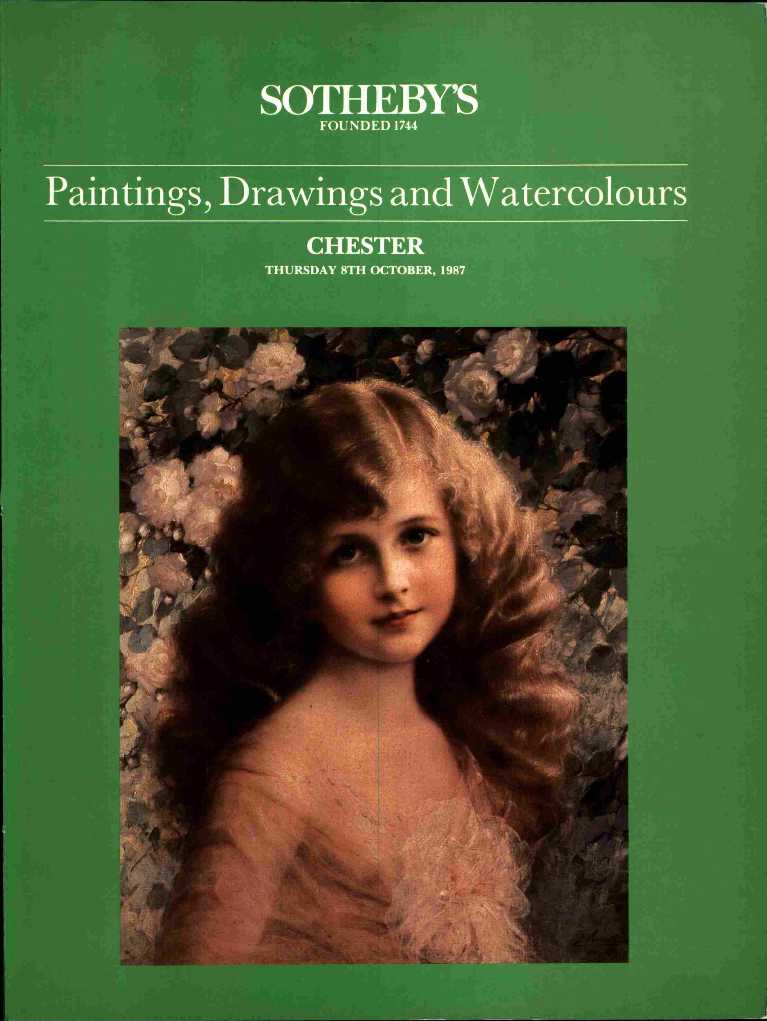 Sothebys October 1987 Paintings, Drawings & Watercolours (Digital Only)