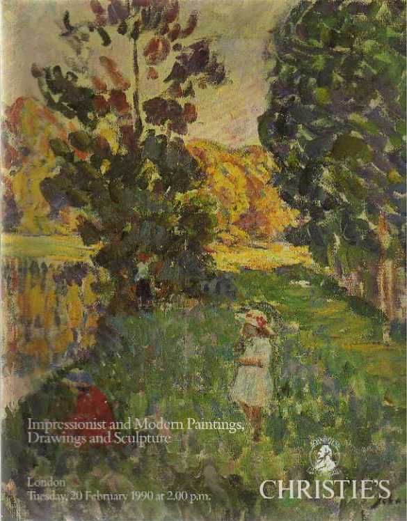 Christies February 1990 Impressionist and Modern Paintings, Draw (Digital Only)