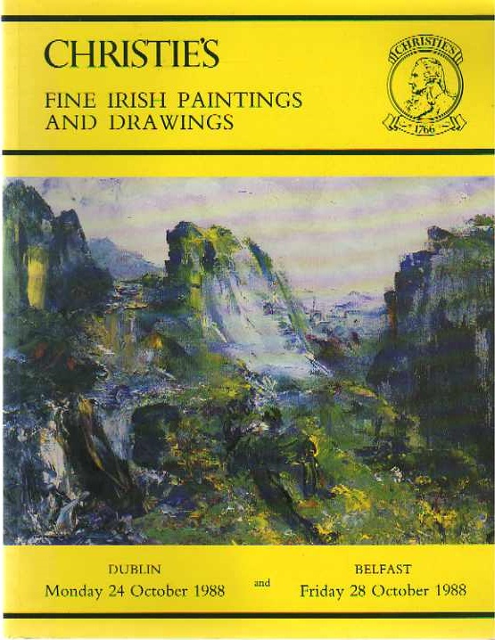 Christies - 28th October 1988 Fine Irish Paintings & Drawings (Digital Only)