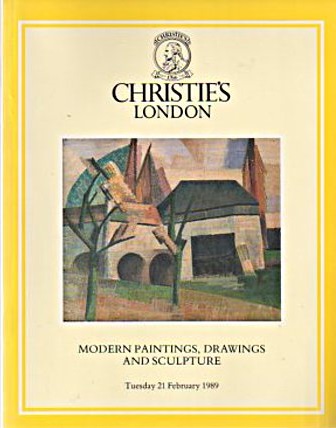 Christies February 1989 Modern Paintings, Drawings and Sculpture (Digital Only)