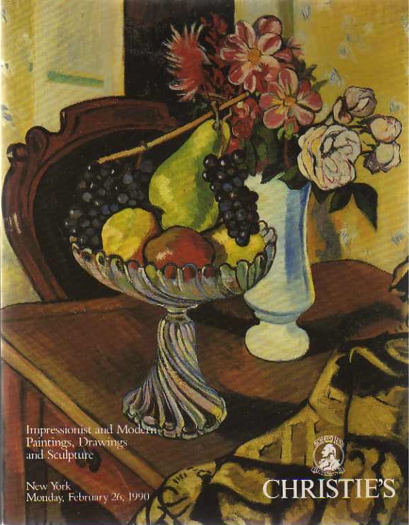 Christies February 1990 Impressionist & Modern Paintings, Drawin (Digital Only)