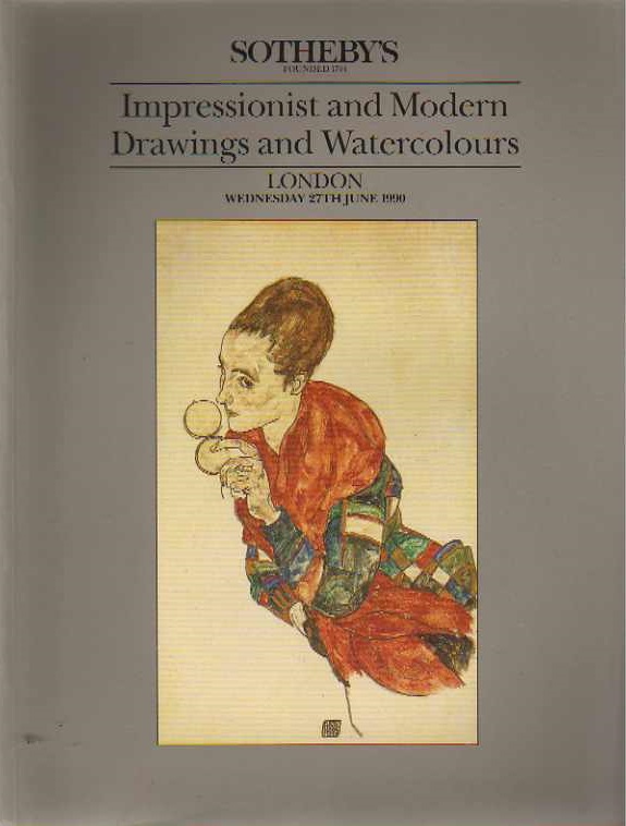 Sothebys June 1990 Impressionist & Modern Drawings and Watercolou (Digital Only)