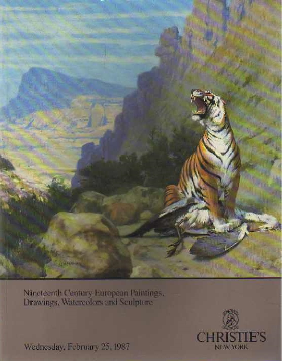 Christies February 1987 19th Century European Paintings, Drawing (Digital Only)