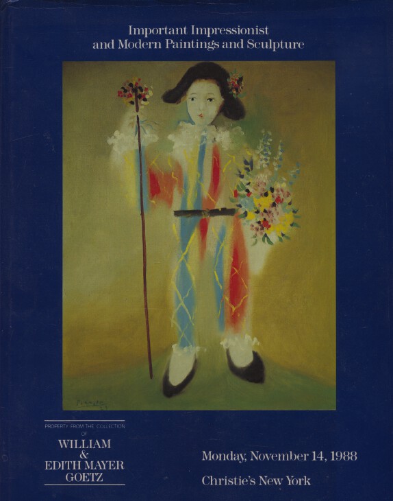 Christies November 1988 Important Impressionist and Modern Paint (Digital Only)