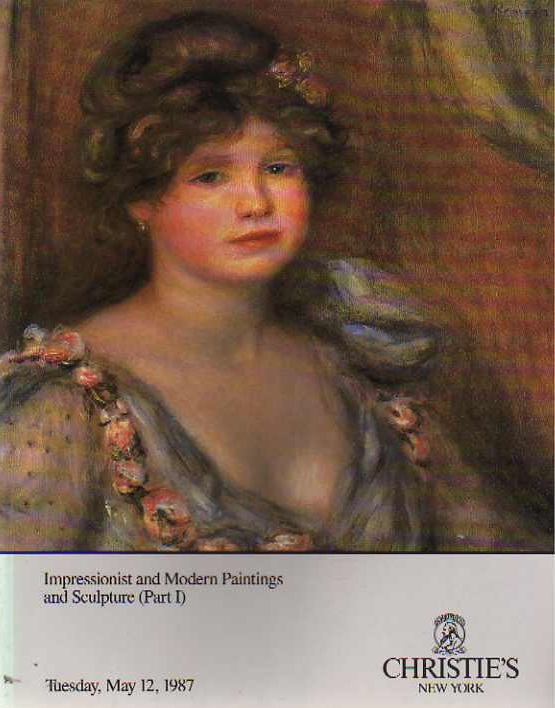 Christies May 1987 Impressionist and Modern Paintings and Sculpt (Digital Only)