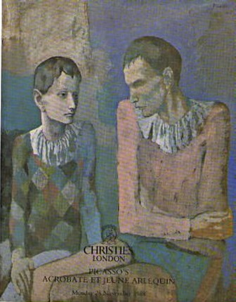 Christies November 1988 Picassos Acrobate et Jeune Arlequin (Digital Only)