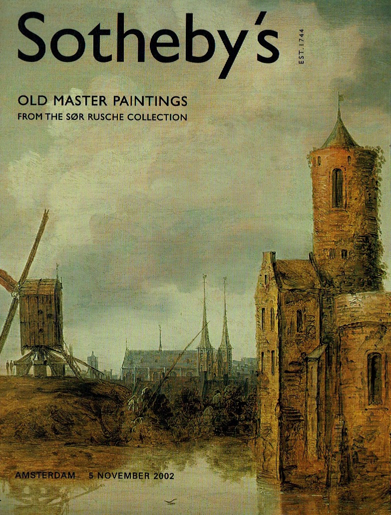 Sothebys November 2002 Old Master Paintings from The Sor Rusche (Digital Only)