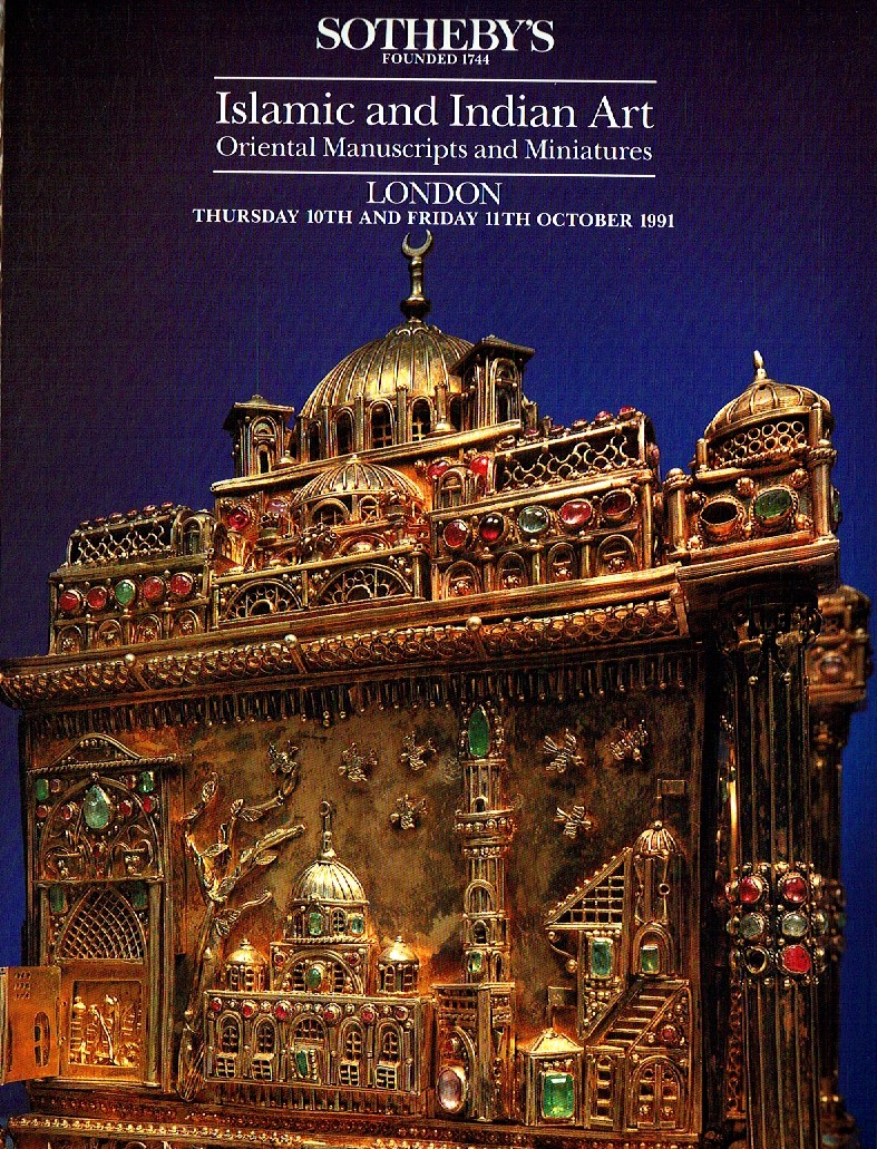 Sothebys October 1991 Islamic and Indian Art, Oriental Man (Digital Only)