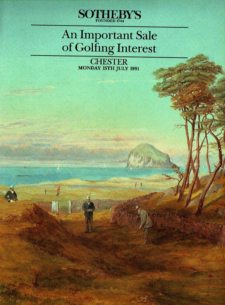 Sothebys July 1991 An Important sale of Golfing Interest (Digital Only)