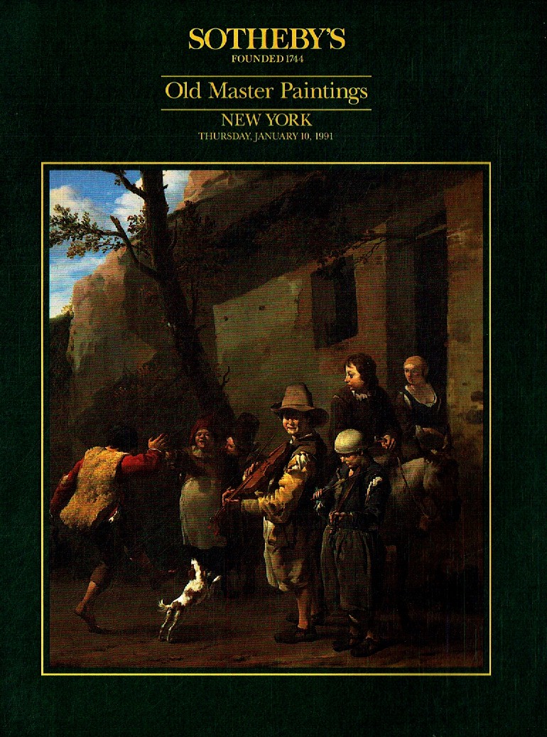 Sothebys January 1991 Old Master Paintings (Digital Only)