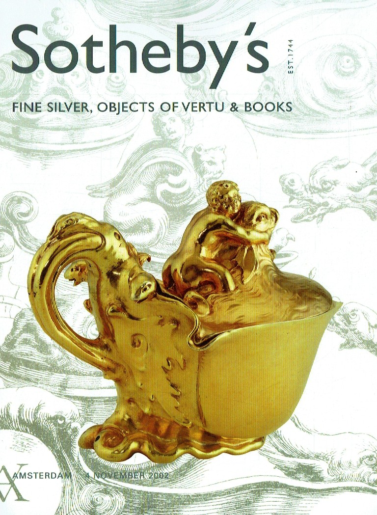 Sothebys November 2002 Fine Silver, Objects of Vertu & Books (Digital Only)