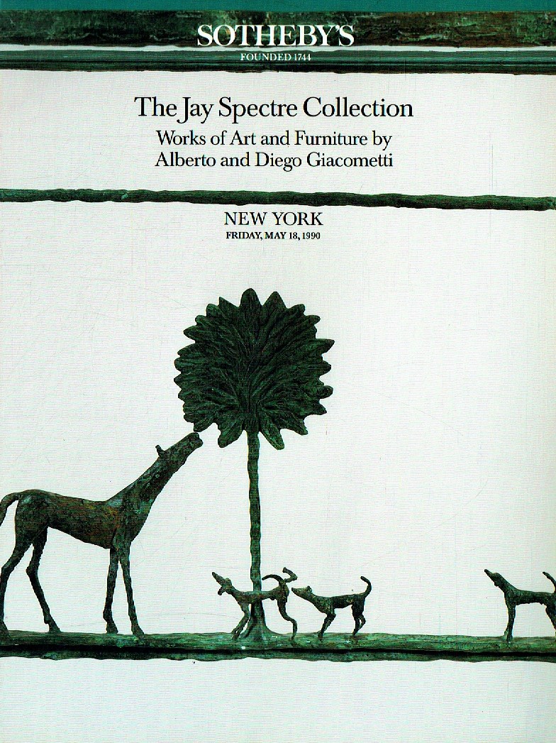 Sothebys May 1990 The Jay Spectre Collection of Works of Art (Digital Only)