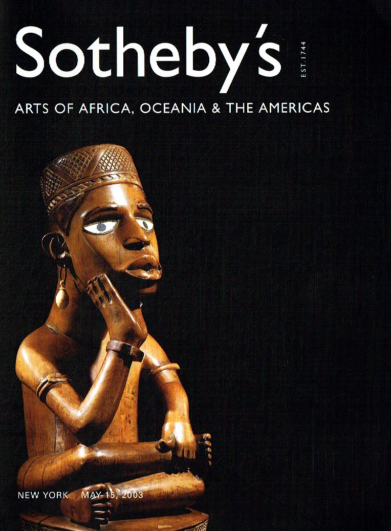 Sothebys May 2003 Arts of Africa, Oceania & the Americas (Digital Only)