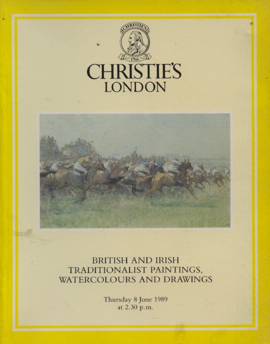 Christies June 1989 British & Irish Traditionalist Paintings, Wa (Digital Only)