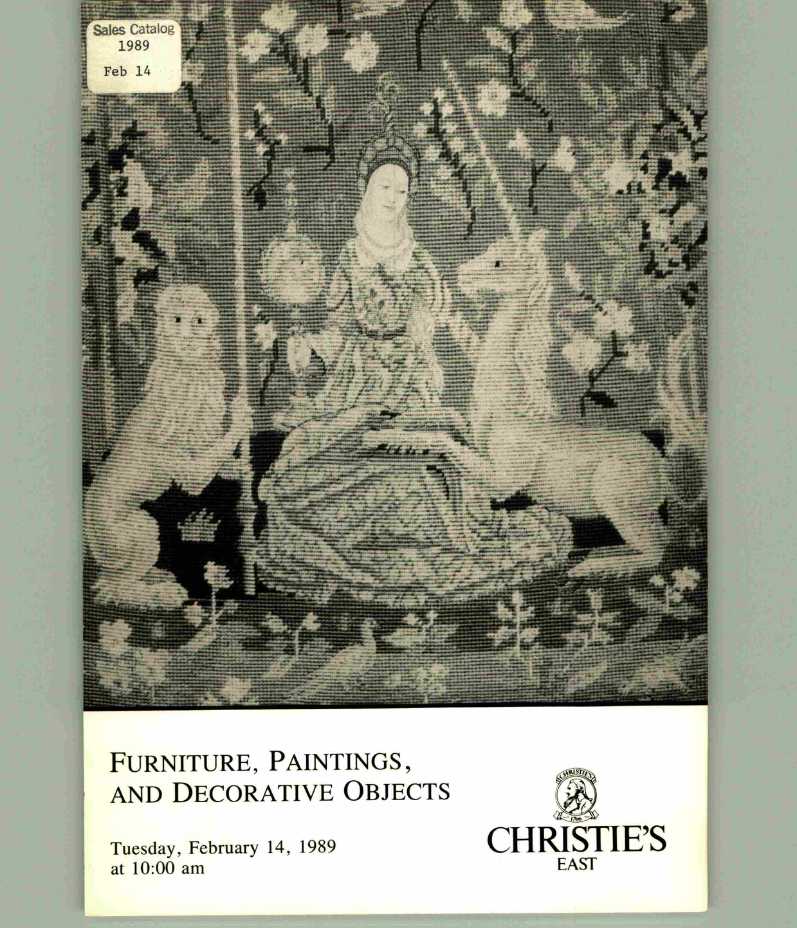 Christies February 1989 Furniture, Paintings, & Decorative (Digital Only)