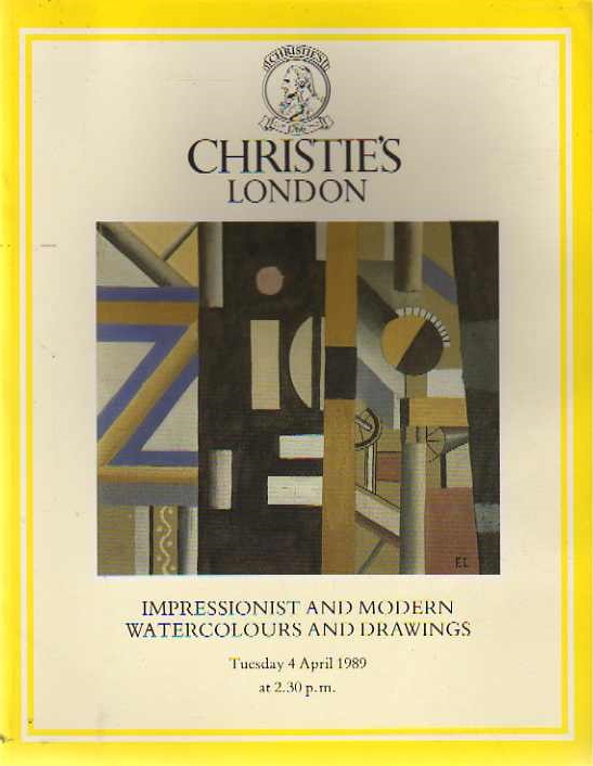 Christies April 1989 Impressionist and Modern Watercolours and D (Digital Only)