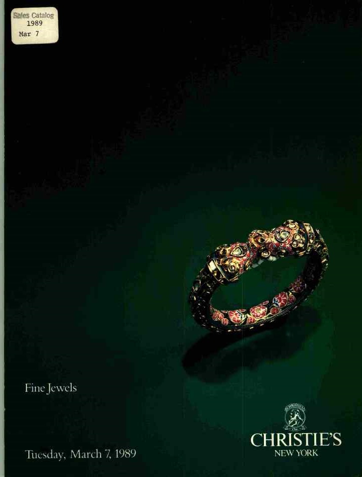 Christies March 1989 Fine Jewels (Digital Only)