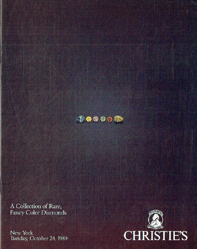 Christies October 1989 A Collection of Rare, Fancy Color Diamonds (Digital Only