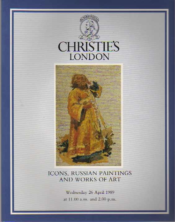 Christies April 1989 Icons, Russian Paintings & Works of Art (Digital Only)