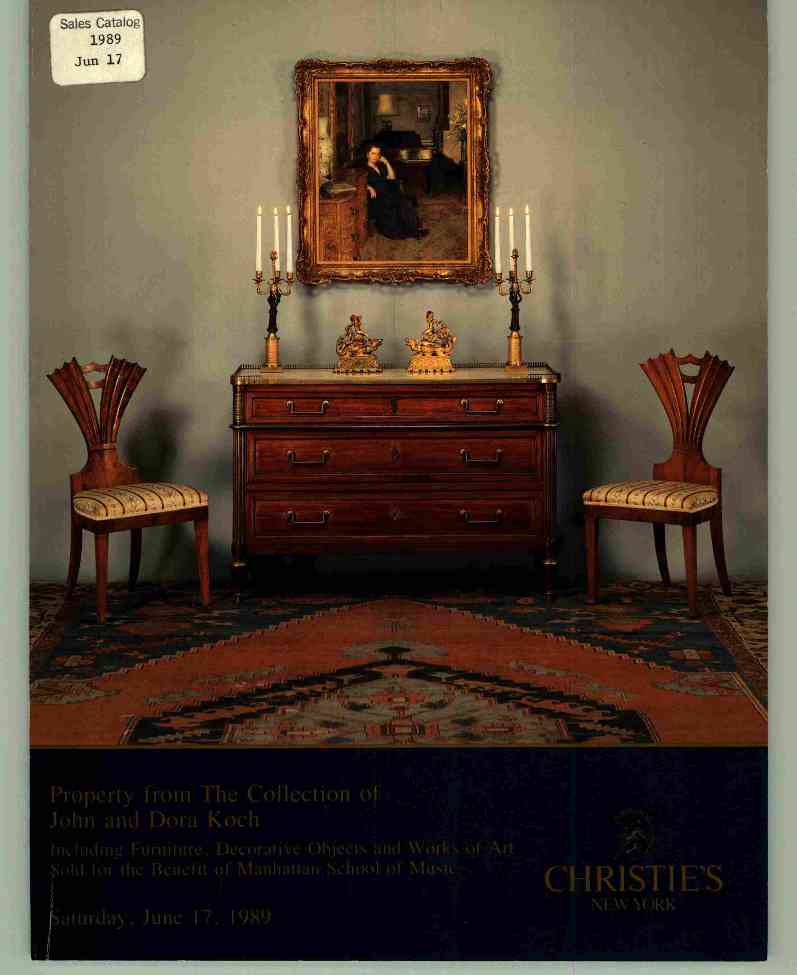 Christies June 1989 Property from the collection of John and Dor (Digital Only)