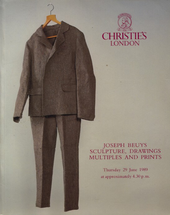 Christies June 1989 Joseph Beuys Sculpture, Drawings, Multiples (Digital Only)