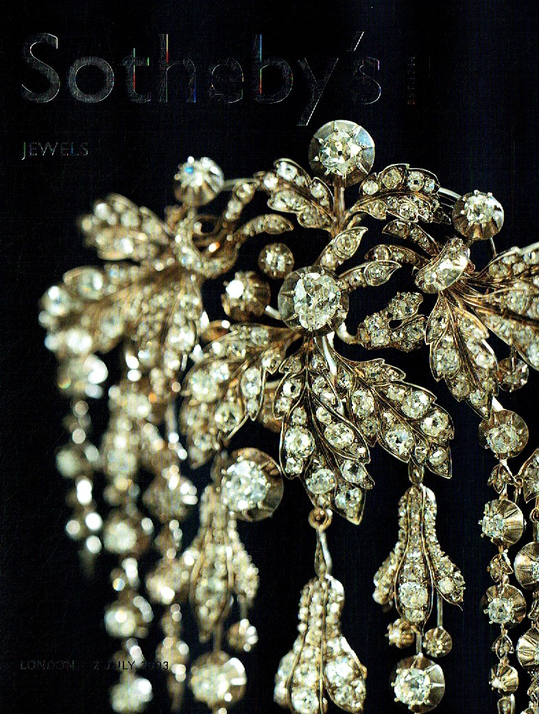 Sothebys July 2003 Jewels (Digital Only)