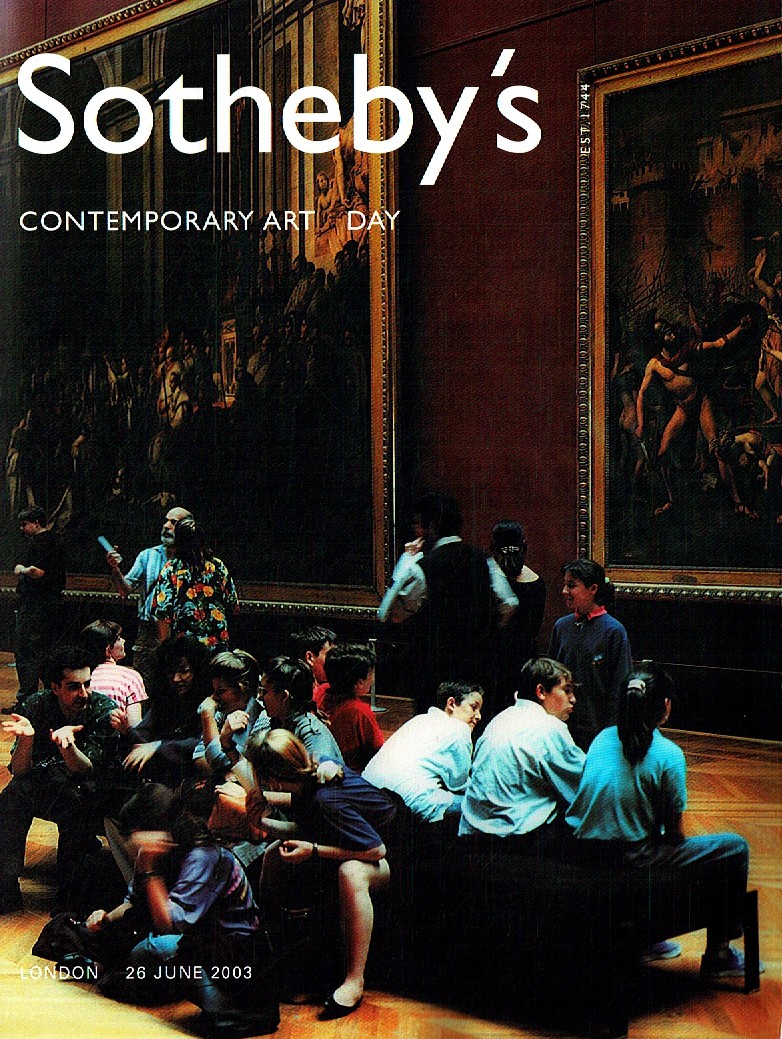 Sothebys June 2003 Contemporary Art - Day (Digital Only)