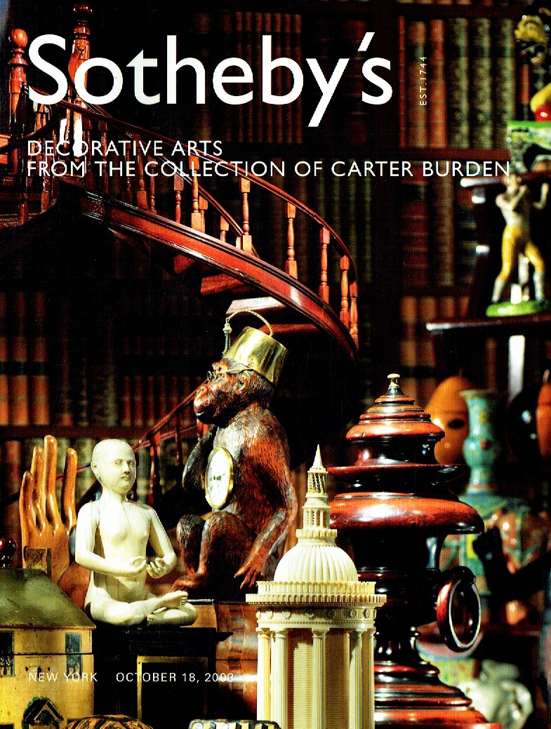 Sothebys October 2003 Decorative Arts from The Collection of Cart (Digital Only)