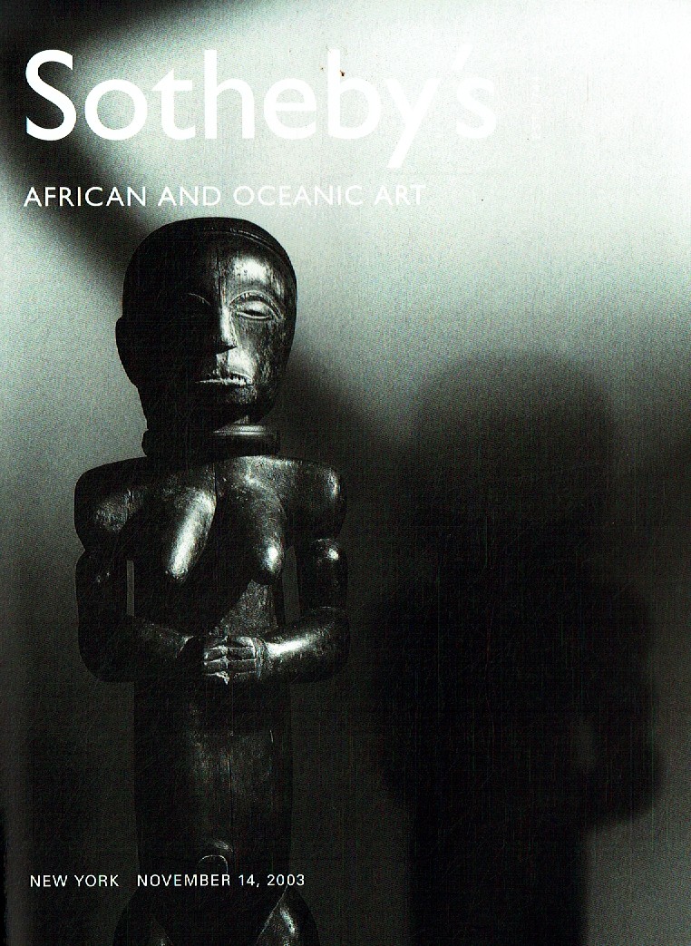 Sothebys November 2003 African and Oceanic Art (Digital Only)