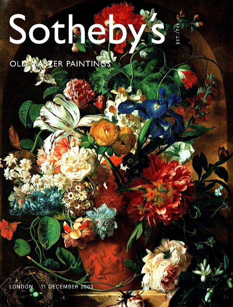 Sothebys December 2003 Old Master Paintings (Digital Only)