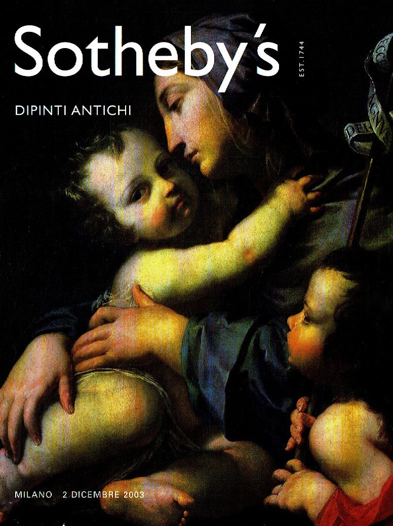 Sothebys December 2003 Old Master Paintings (Digital Only)