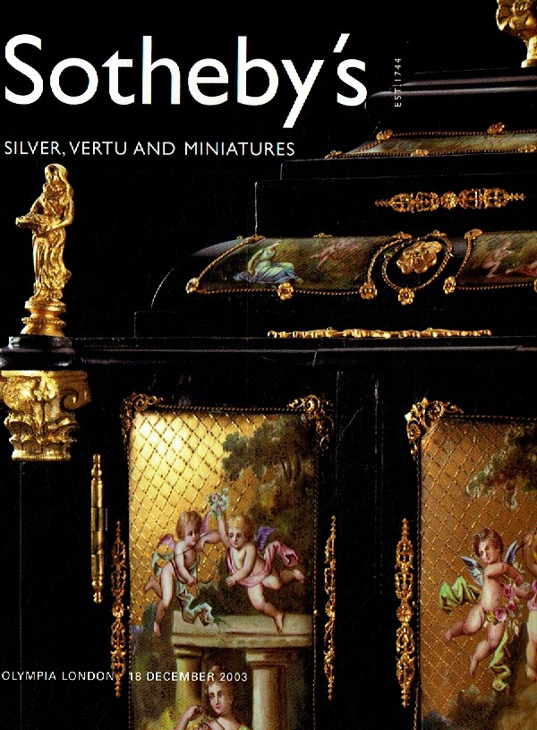 Sothebys December 2003 Silver, Vertu and Miniatures (Digital Only)