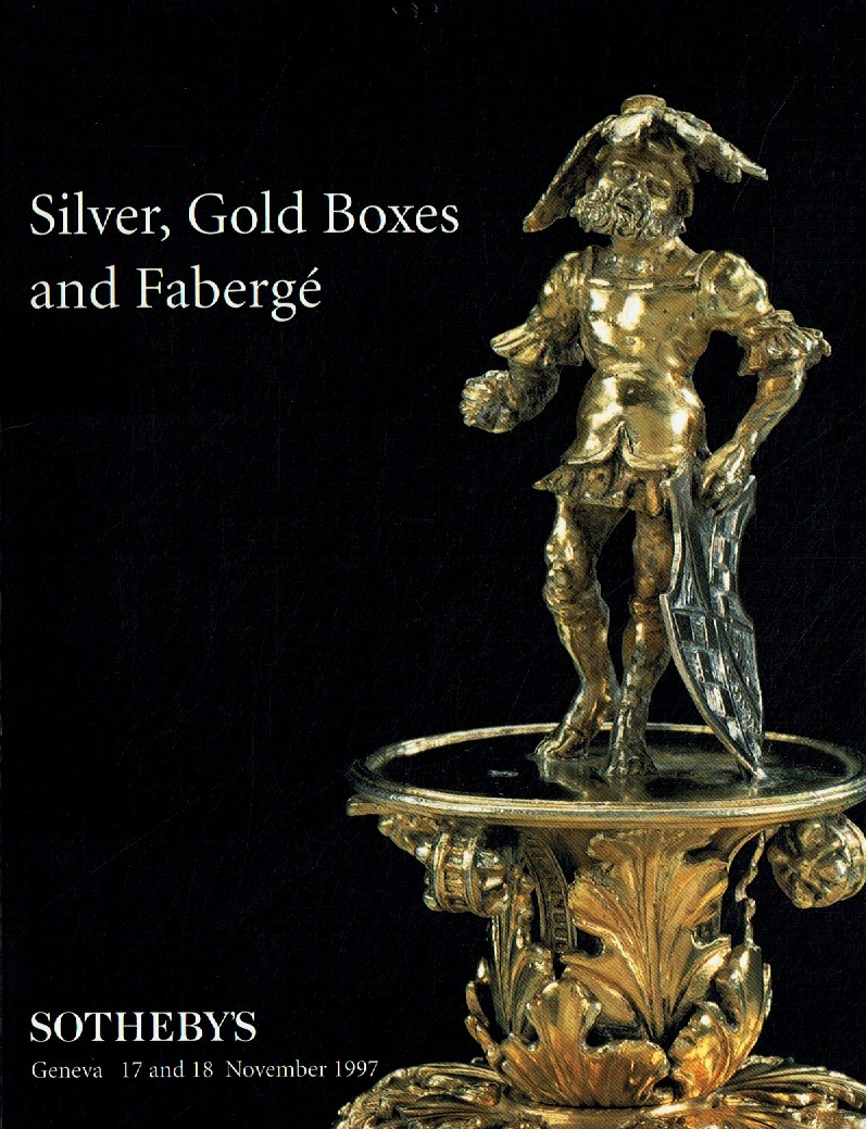 Sothebys & 18th November 1997 Silver, Gold and Faberg? (Digital Only)